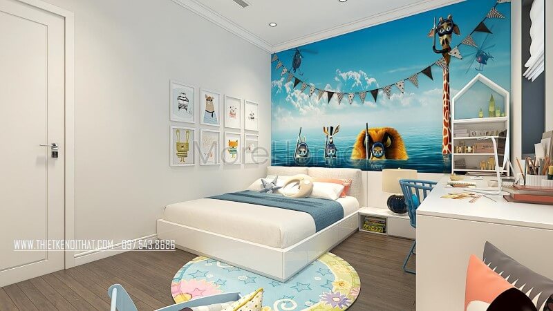 Giường ngủ chung cư gỗ công nghiệp Giường ngủ chung cư gỗ công nghiệp