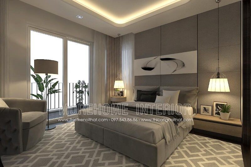 Với lối thiết kế hiện đại, đơn giản, các mẫu giường ngủ gỗ sồi bọc nỉ hài hòa với không gian nội thất của mọi gia đình Việt