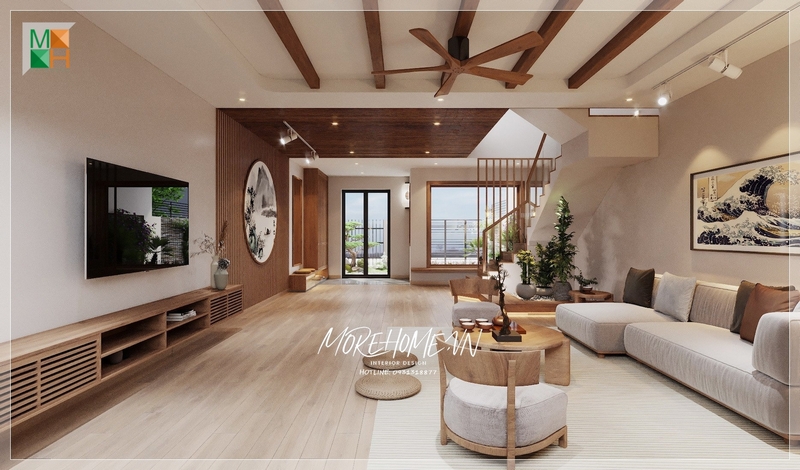. Kệ tủ tivi treo tường gỗ tự nhiên là một phần trang trí đẹp mắt để làm nổi bật không gian, giúp sắp xếp gọn gàng và tạo nên sự thẩm mỹ.
